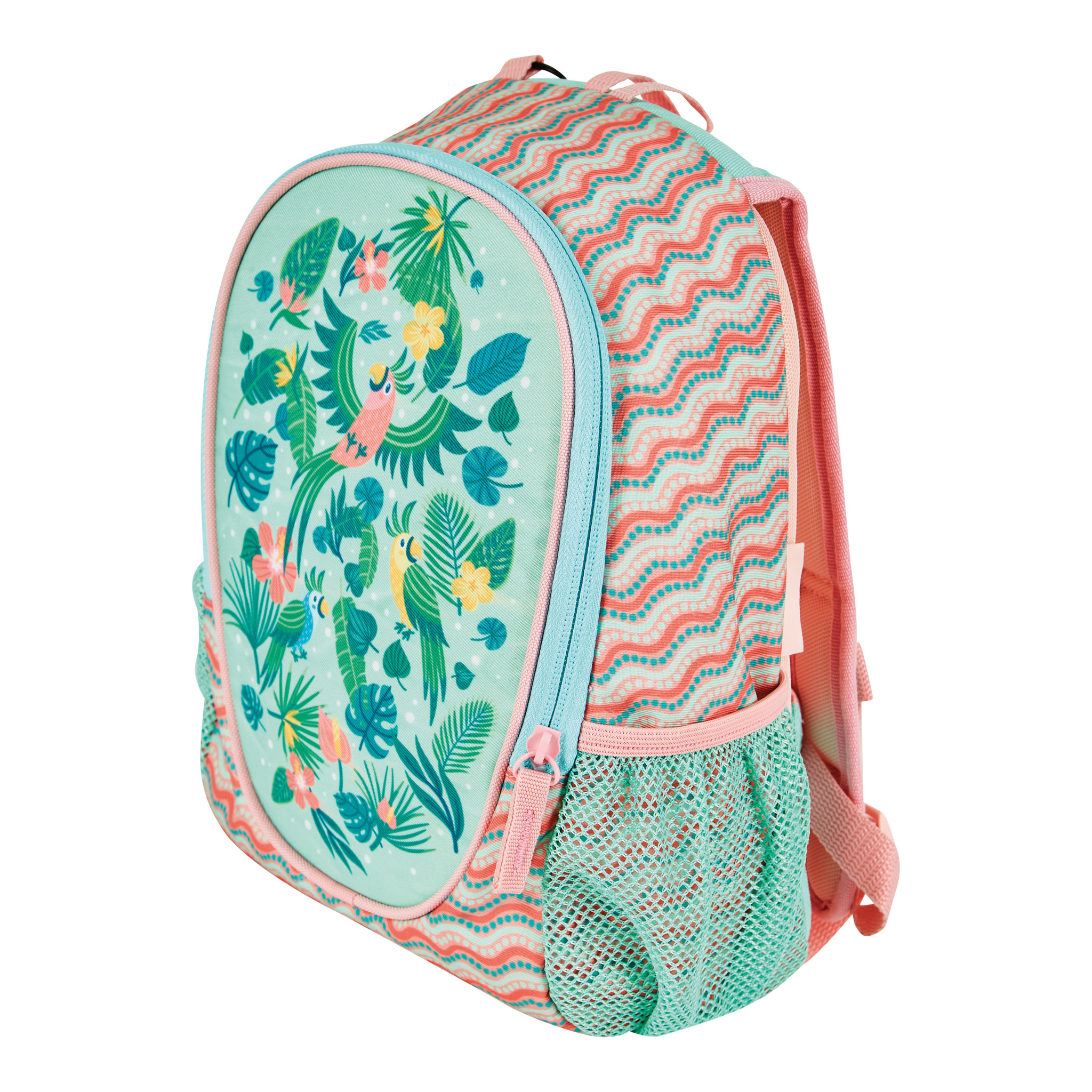 Image of Herlitz Rookie Sweet Jungle backpack School backpack Green, Peach...