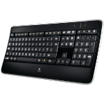 Logitech K800 keyboard RF Wireless QWERTY Norwegian Black