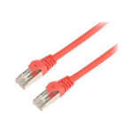 Prokord TP-CABLE F/UTP CAT.6 SHIELDED LSZH RJ45 2M RED