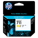 CZ136A (711) Ink cartridge yellow, 29ml, Pack qty 3