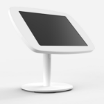Bouncepad Original Twist + Counter Base | Apple iPad Air 1st Gen 13-inch (2024) | White | Exposed Front Camera and Home Button