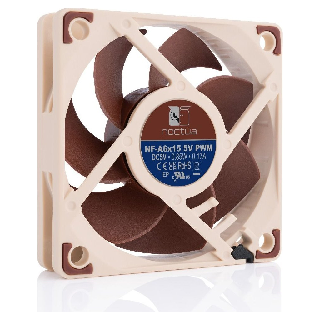 NF-A6X15 5V PWM NOCTUA NF-A6x15 PWM Geh?useluefter 60 mm - Case Fan - 3,500 rpm