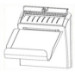 Zebra P1058930-189 printer/scanner spare part Cutter 1 pc(s)