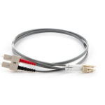 connektgear 2m Duplex Fibre Optic Multi-Mode Cable OM1 62.5/125 Micron LC to SC Grey 3-5 working days non cancellable non returnable