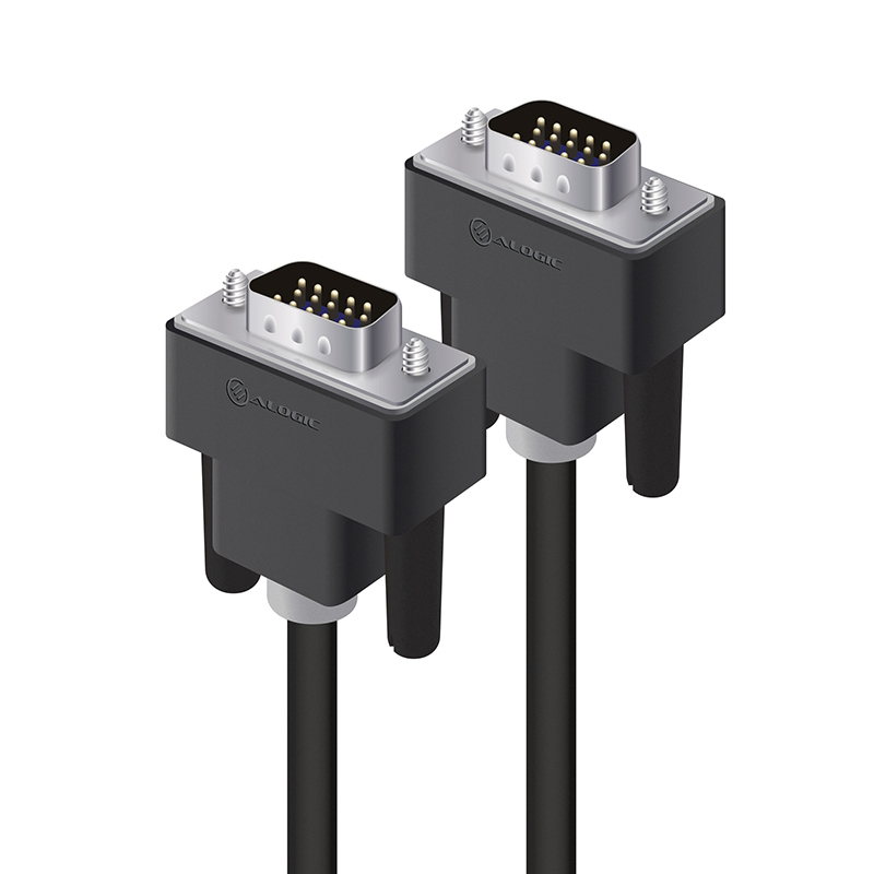 Image of ALOGIC 2m VGA/SVGA Premium Shielded Monitor Cable With Filter -...