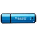 Kingston Technology IronKey 16GB USB-C Vault Privacy 50C AES-256 Encrypted, FIPS 197