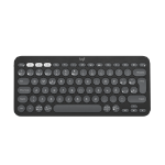 Logitech Pebble Keys 2 K380s clavier Universel RF sans fil + Bluetooth QWERTY Espagnole Graphite