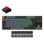 Keychron K1 keyboard Universal USB + Bluetooth QWERTY UK English Grey
