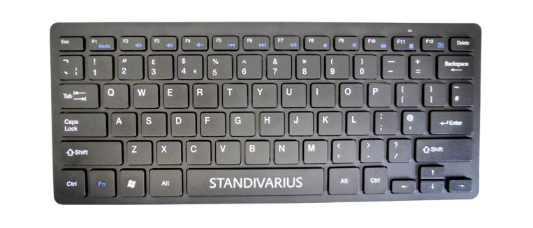 Image of STANDIVARIUS Piano II BT keyboard Bluetooth QWERTY English Black