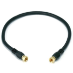 Monoprice 5359 coaxial cable 17.7" (0.45 m) F Black