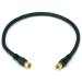 Monoprice 5359 coaxial cable 17.7" (0.45 m) F Black