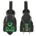 Tripp Lite P022AB-015-HG power cable Black 179.9" (4.57 m) NEMA 5-15P NEMA 5-15R
