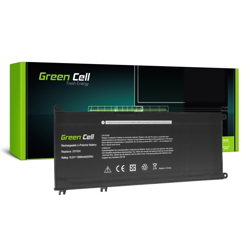 EU Product - Battery for Dell Inspiron G3 3579 etc. 3400mAh, 15.2V