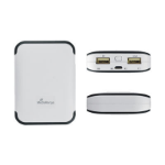 MediaRange MR742 powerbank Lithium-Ion (Li-Ion) 6600 mAh Grijs, Wit