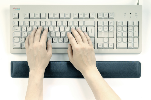 Image of Durable 5749-58 wrist rest Gel Charcoal
