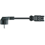 Kindermann 7444000301 power cable Black 1 m CEE7/4 GST18/3