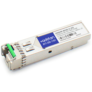 Image of AddOn Networks 10GBase-BX SFP network transceiver module Fiber...