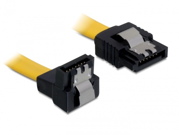 Image of DeLOCK 0.5m SATA M/M SATA cable Yellow