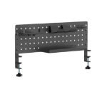 Brateck GMPB-05-02-B CLAMP-ON DESK PEGBOARD ORGANIZER WITH STORAGE KITS (BLACK) (LS)