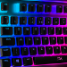 HyperX Pudding Keycaps - Full Key Set - ABS - Black (UK Layout)