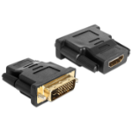 DeLOCK 65466 cable gender changer DVI 24+1 HDMI Black