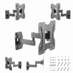 Gembird WM-42ST-01 tv-bevestiging 106,7 cm (42") Zwart