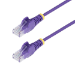 StarTech.com 5m Purple Slim CAT6 Ethernet Cable, Snagless, 100W PoE, UTP, LSZH, 28AWG Pure Bare Copper Wire, Slim RJ45 Network Patch Cord w/Strain Reliefs, Individually Tested