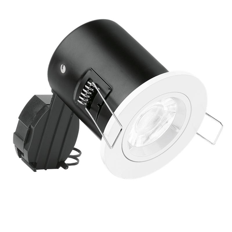 GU10 IP23 DOWNLIGHT FITTING IN WHITE thumbnail