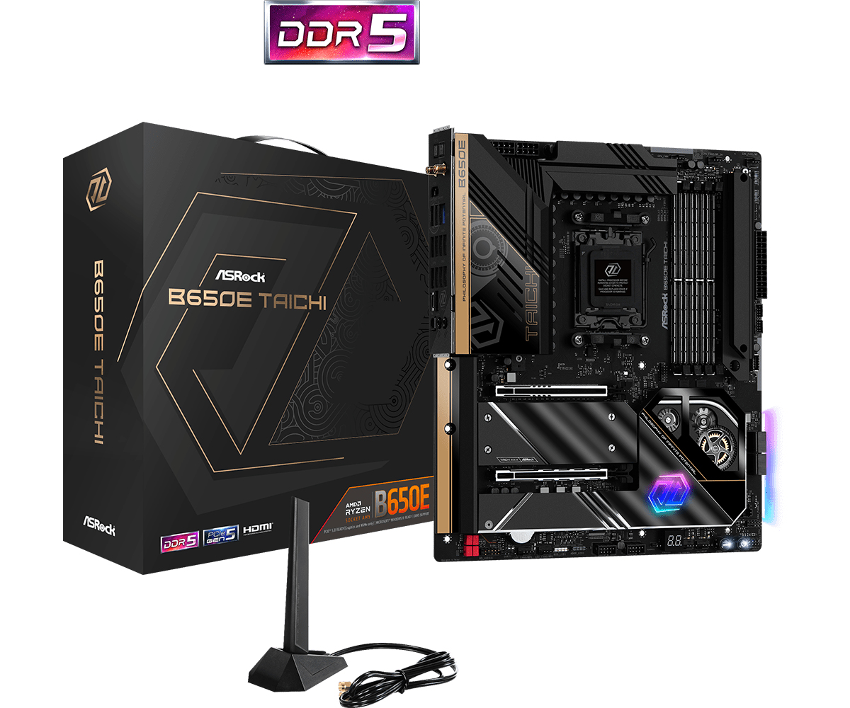 Image of Asrock B650E Taichi AMD B650 Socket AM5 Extended ATX