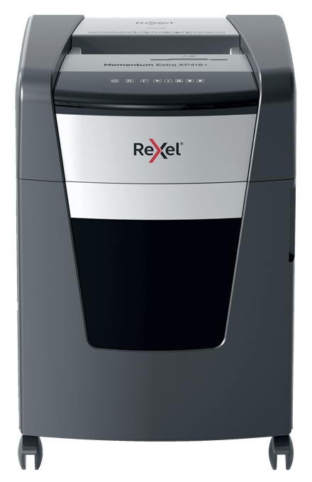 Image of Rexel XP418+ paper shredder Cross shredding 55 dB Black