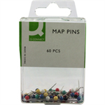 Q-CONNECT Q-CONNECT ASSORTED MAP PINS PK600