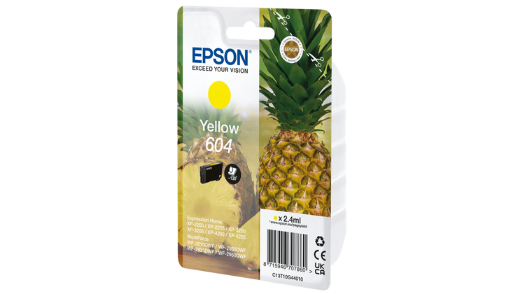 Epson C13T10G44010/604 Ink cartridge yellow, 130 pages 2,4ml for Epson XP-2200