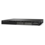 Cisco Catalyst 3650-24TS-L Network Switch, 24 Gigabit Ethernet (GbE) Ports, four 1 G Uplinks, 250WAC Power Supply, 1 RU, LAN Base Feature Set, Enhanced Limited Lifetime Warranty (WS-C3650-24TS-L)