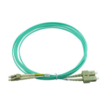 BlueOptics 221691-B21 Glasvezel kabel 2 m LC SC OM3 Aqua-kleur