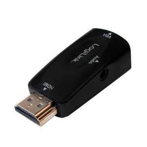 Image of LogiLink CV0107 cable gender changer HDMI VGA Black