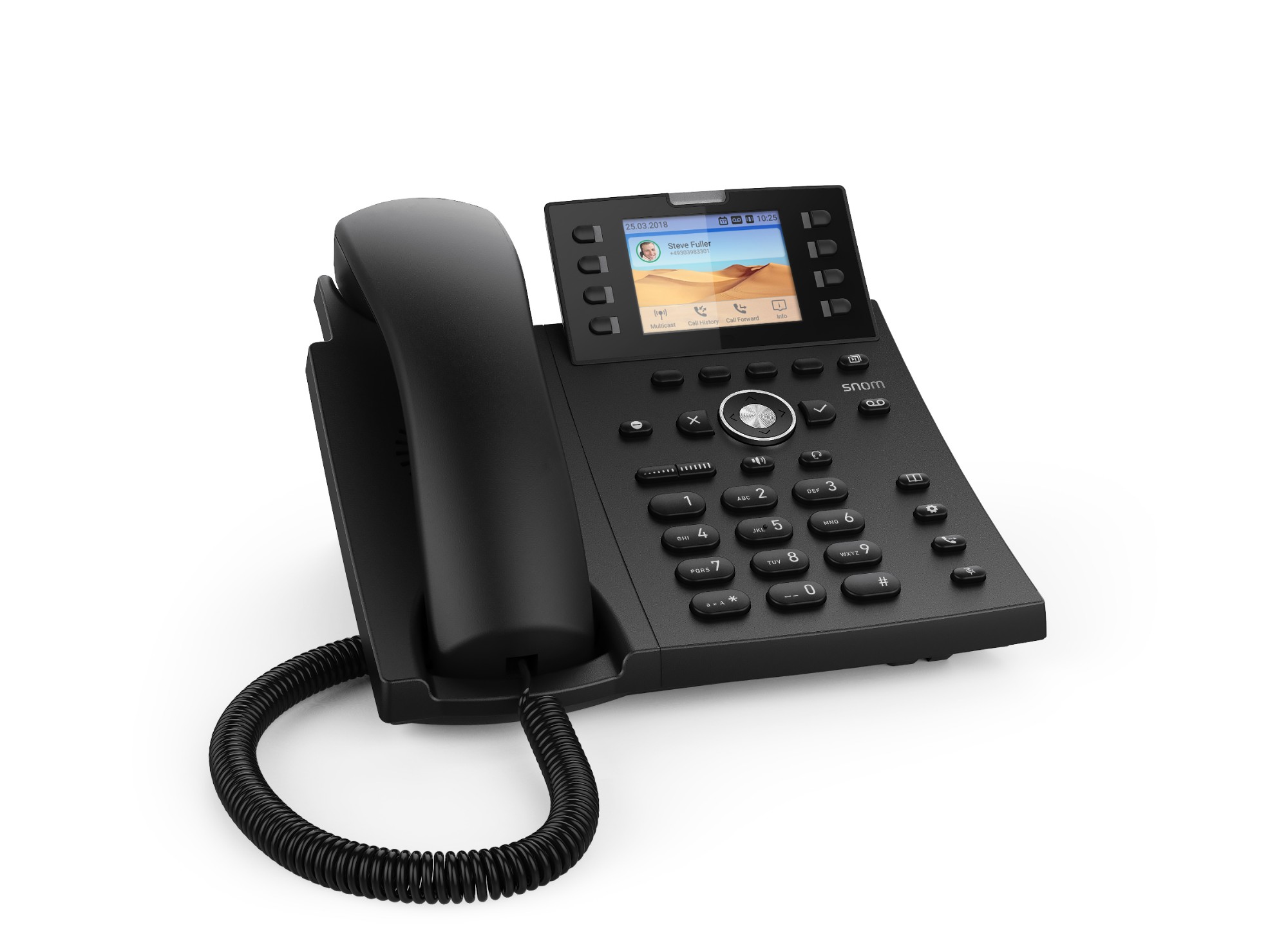 Snom D335 IP phone Black TFT