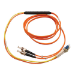 Tripp Lite N422-01M fiber optic cable 39.4" (1 m) 2x LC 2x ST Black, Blue, Gray, Orange, Yellow