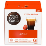 Nestle Nescafe Dolce Gusto Lungo Coffee 16 Capsules (Pack 3) - 12562075