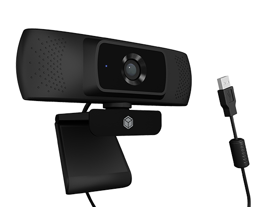 Image of ICY BOX IB-CAM301-HD webcam 1920 x 1080 pixels USB 2.0 Black