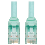 Tripp Lite N261-007-AQ networking cable Turquoise 83.9" (2.13 m) Cat6a