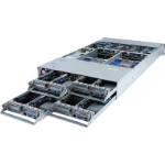 GIGABYTE H262-PC2 Intel C621A LGA 4189 Rack (2U) Zwart, Staal