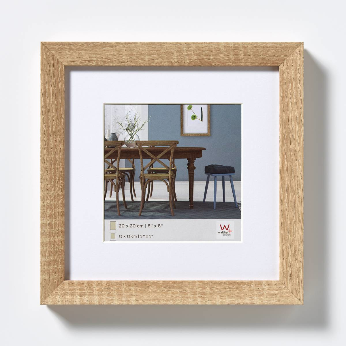 Image of Walther EF220E - MDF - Oak - Single picture frame - Wall - 13 x 13...