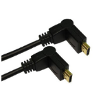 Cables Direct Swivel HDMI High Speed w/ Ethernet, 1.8m HDMI cable HDMI Type A (Standard) Black