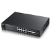Zyxel ES1100-16P Unmanaged L2 Fast Ethernet (10/100) Power over Ethernet (PoE) Black