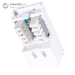 connektgear Single IDC RJ45 Shuttered Module 25 x 50mm (Cat5e) - White