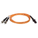 Tripp Lite N308-05M InfiniBand/fibre optic cable 196.9" (5 m) MT-RJ 2x ST OFNR Black, Orange