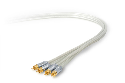 Techlink 700033 audio cable 3 m 2 x RCA White