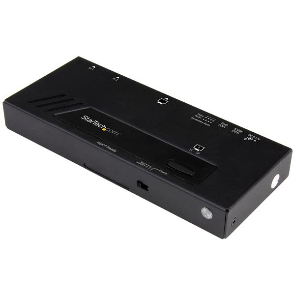 Image of StarTech.com 2-Port HDMI Automatic Video Switch - 4K with Fast...