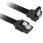 Sharkoon 0.75m, 2xSataIII SATA cable SATA 7-pin Black