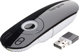Image of Targus Laser Presentation Remote wireless presenter Black, Grey